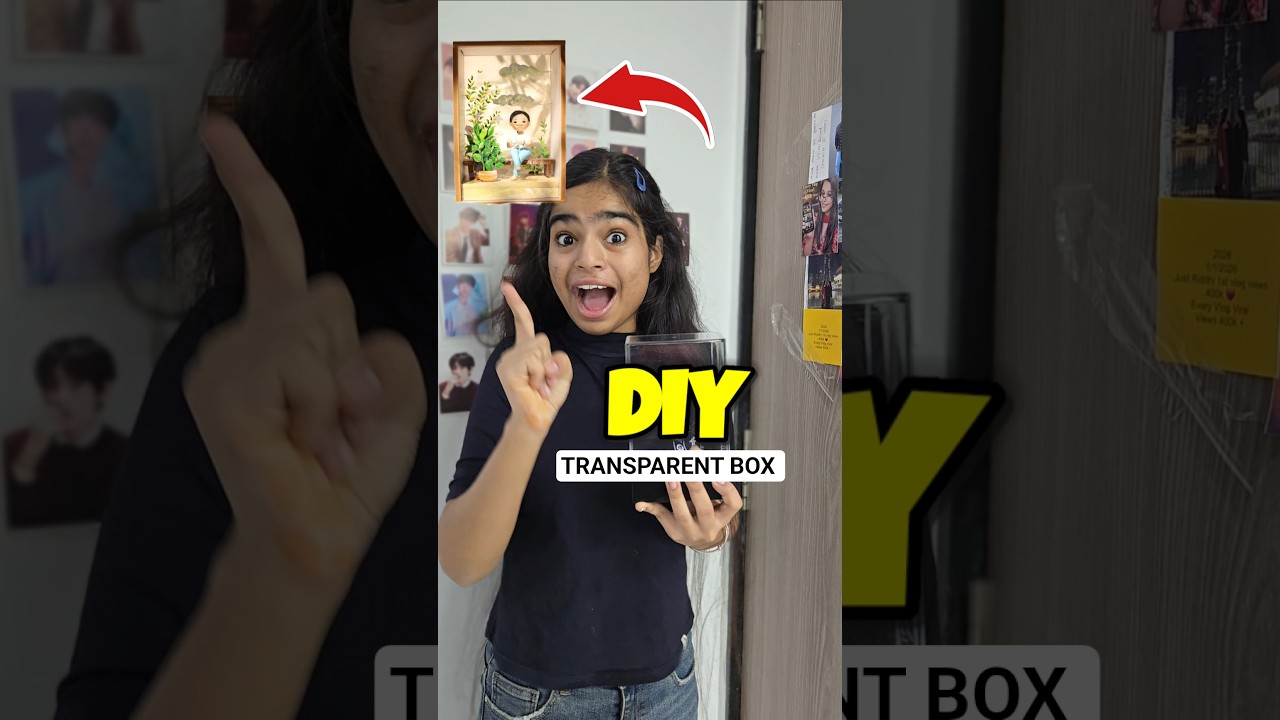 DIY TRANSPARENT BOX at Home 💥 