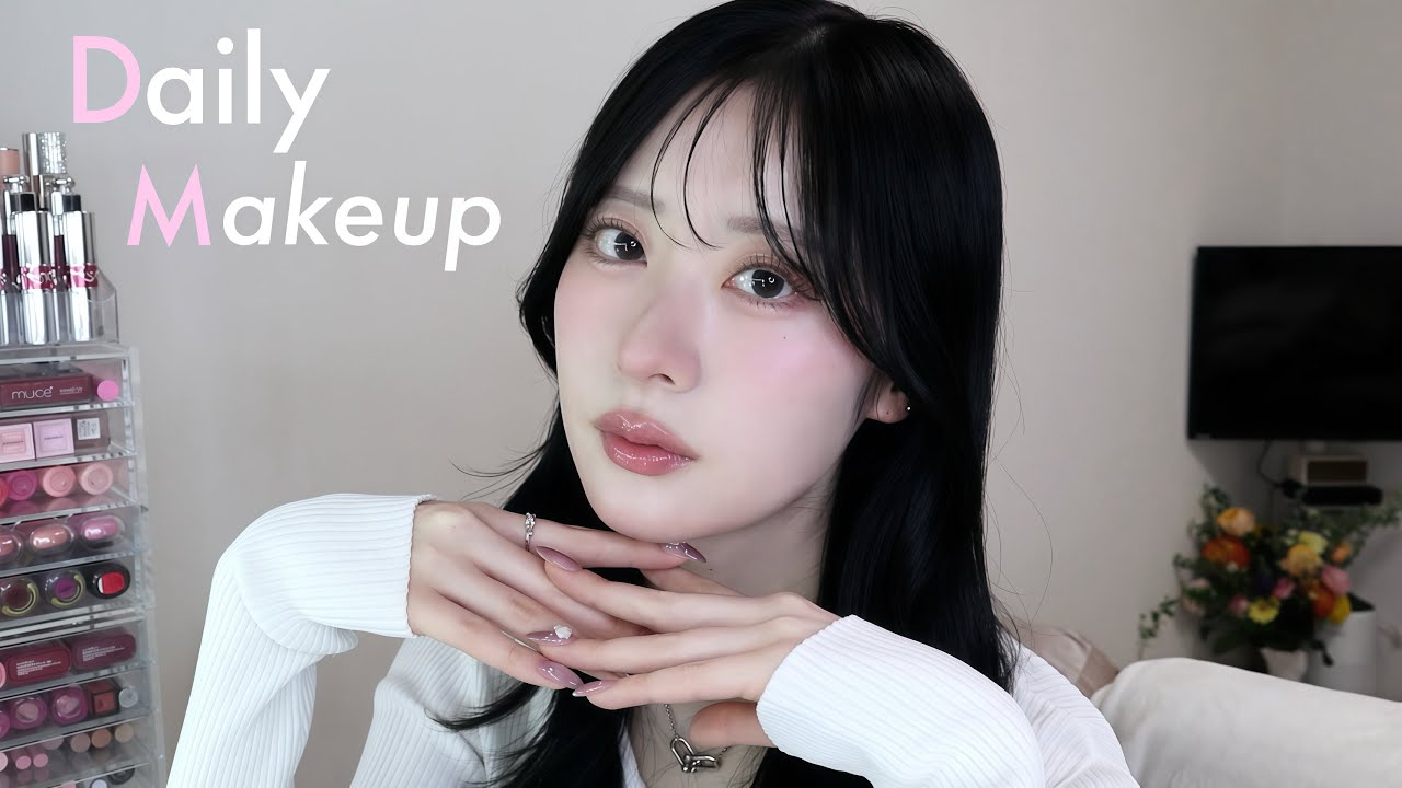 【Daily Makeup】ガラッと変えました🎶最新版毎日メイク💐褒められツヤ肌メイク/ソフエレ