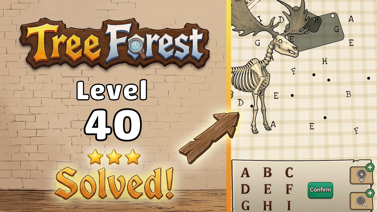 Tree Forest: Detective Words - Level 40 Walkthrough 🧩 | Full Solution & Gameplay! 🌲✨