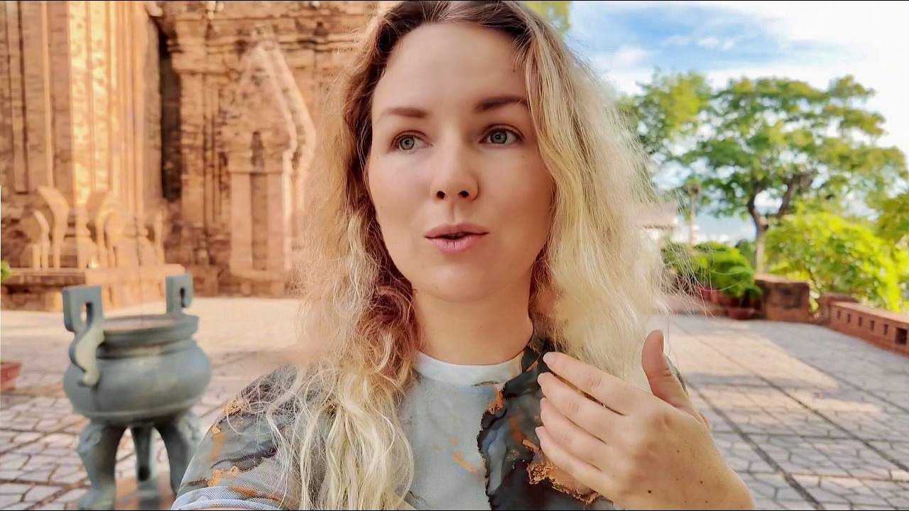 Hindu temple in Vietnam WOW😍 early birds travel tips Nha Trang 🇻🇳