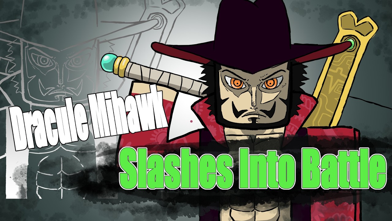 Roblox Dracule Mihawk Moveset Concept Showcase | ABA Concept