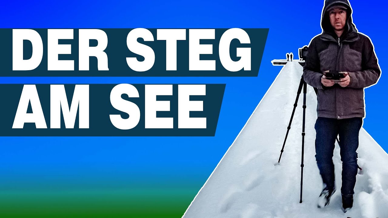 Winterliches Shooting: Der verschneite Steg im Fokus