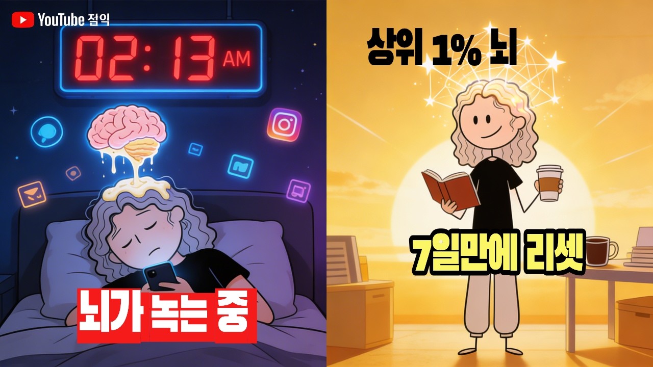 새벽 2시까지 스마트폰 보는 당신의 뇌에서 일어나는 충격적인 일 (과학적 해결법)