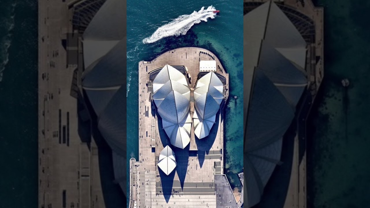The Sydney Opera House designed by Danish architect Jorn Oberg Utzon 