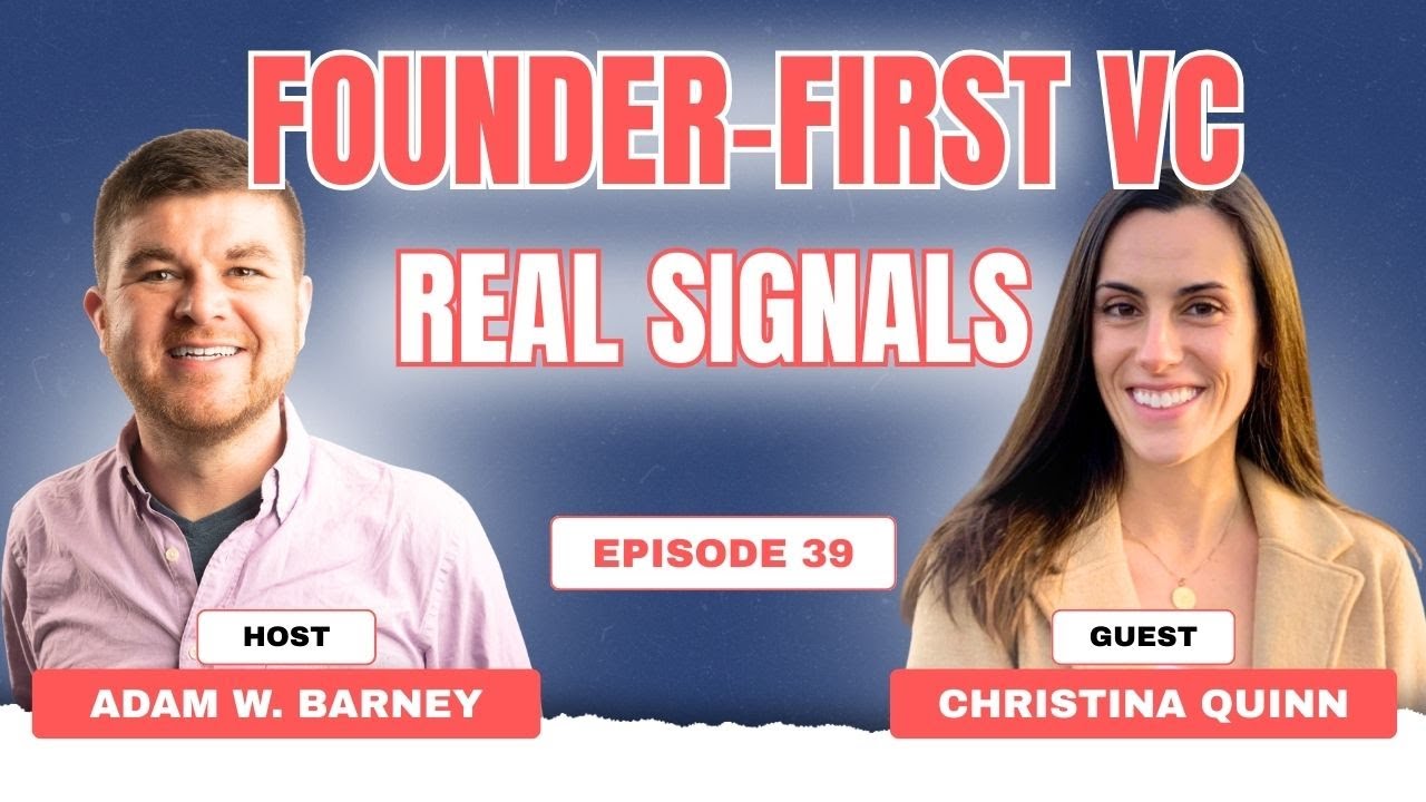 Founder-First VC: Equity, Access & Real Signals | Ep. 39 w/ Christina Quinn (SSC VP)