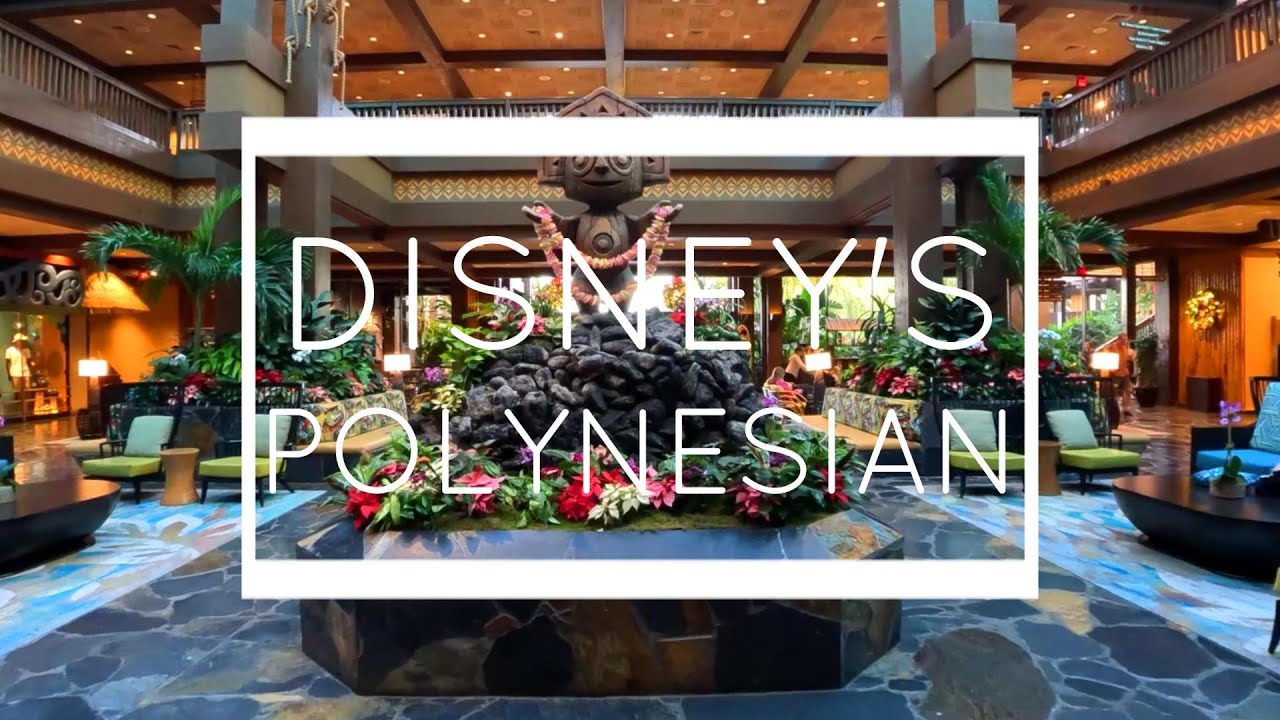 Disney's Polynesian Village Resort - POV Ambient December Walk Thru | ASMR 4KHD (Christmas)