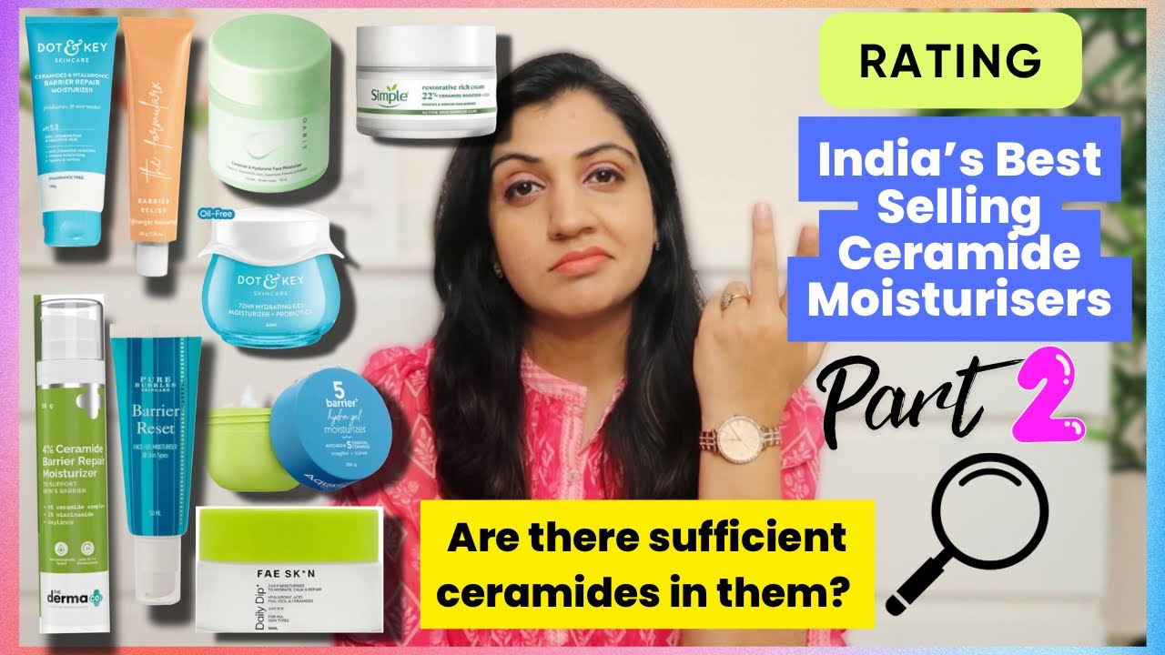 Best Ceramides Moisturisers in India - Part 2/2|| Most Affordable & Good Quality Ceramide Creams