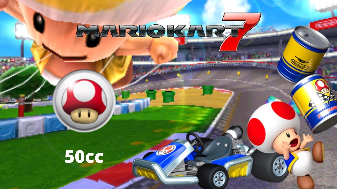 Mario Kart 7 Ep. 1 - Mushroom Cup 50cc (Toad)