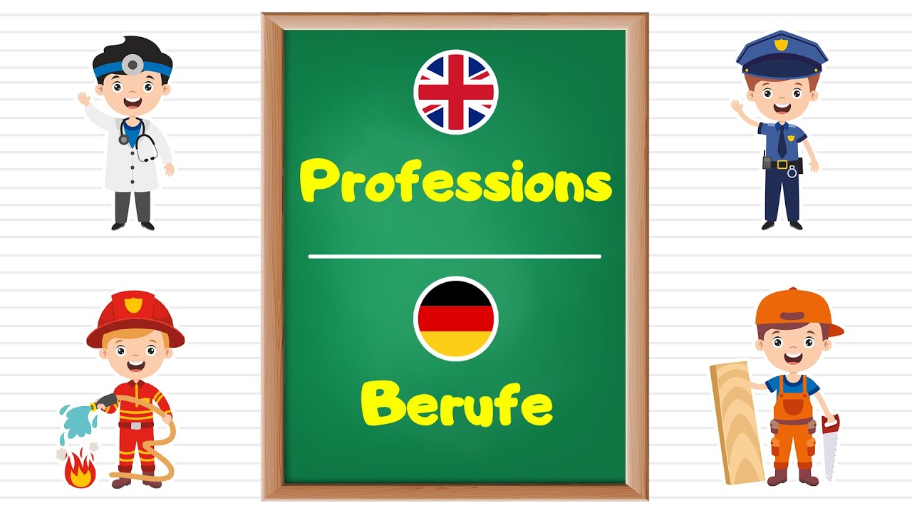 Learn Professions names in German Language for Beginners.