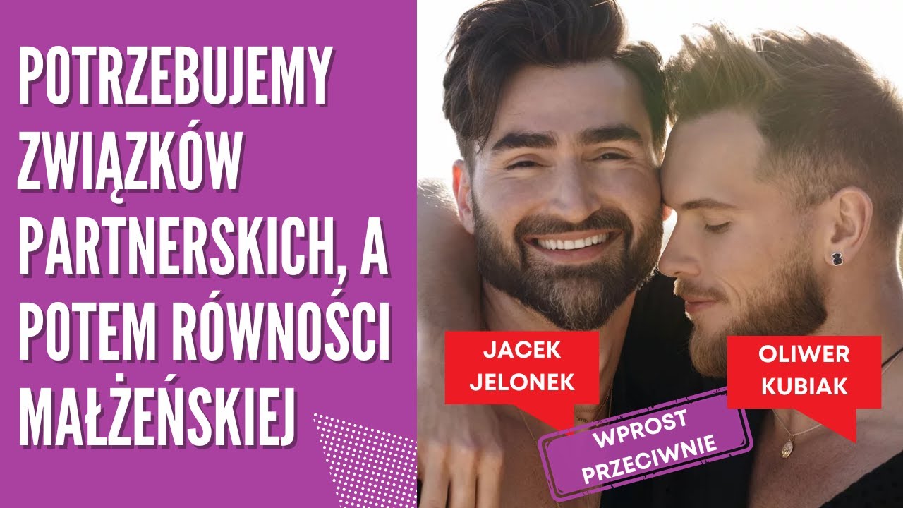Kubiak i Jelonek o ślubie: Bycie patriotą przejawia się tym, że chcemy to zrobić w Polsce