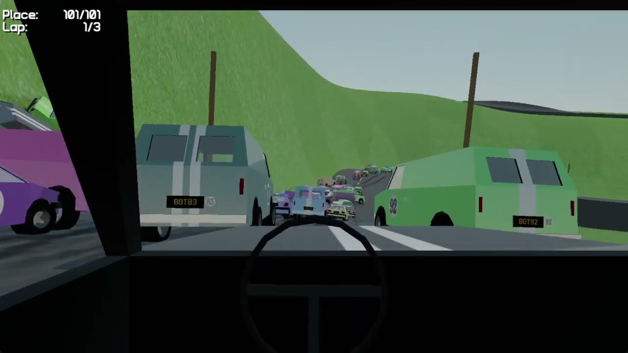 Stunt Derby - 100 Car Madness on Pit Fighter