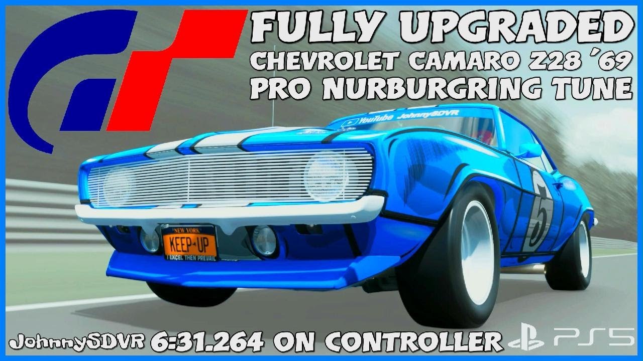 Gran Turismo 7 - Chevrolet Camaro Z28 '69 Pro Tune | Nurburgring Original Engine Setup | GT7 Tune