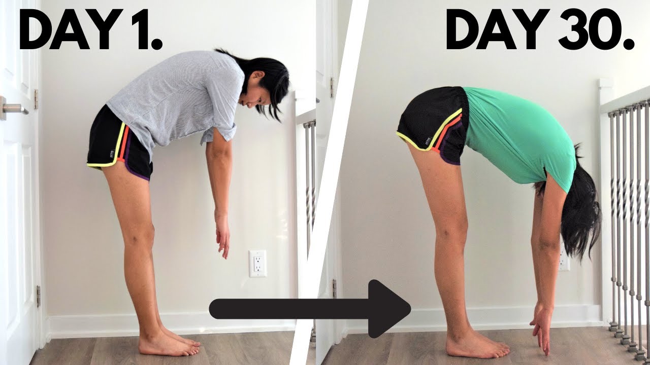 I touched my toes for the first time AFTER stretching EVERYDAY for 30 days