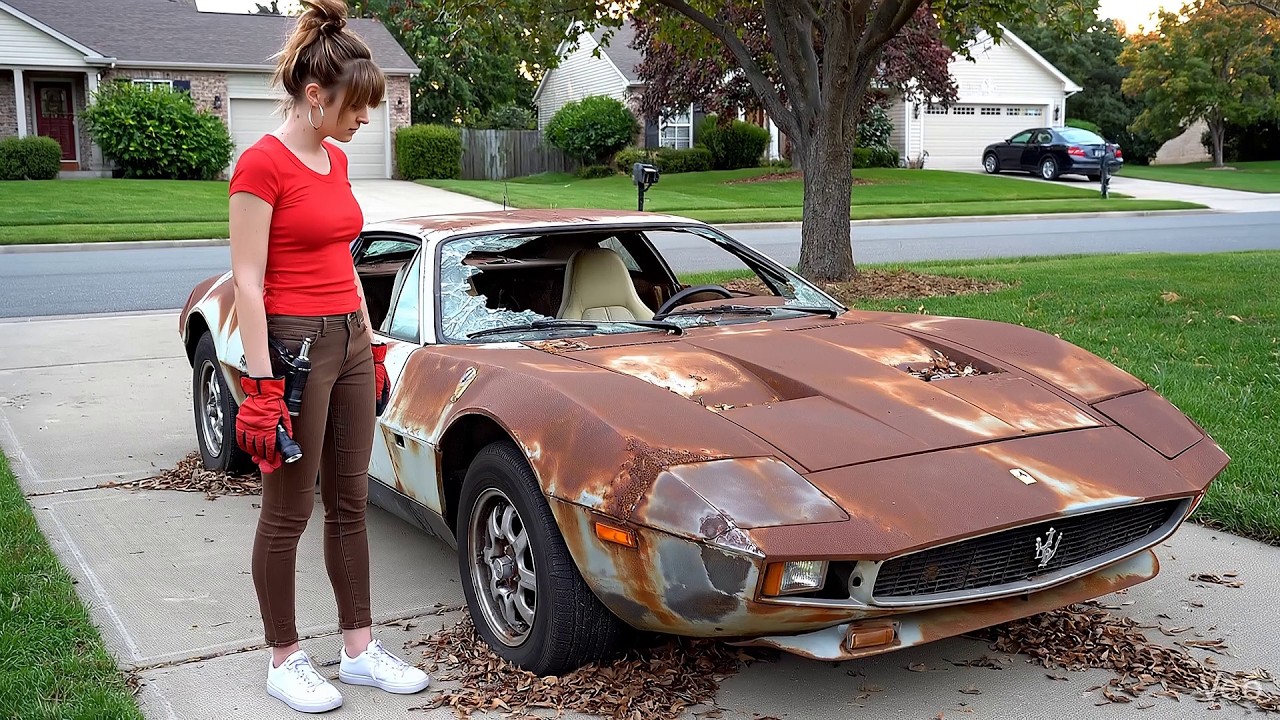 ASMR Car Restoration | Maserati Boomerang 1970 | Full Rusted Restoration