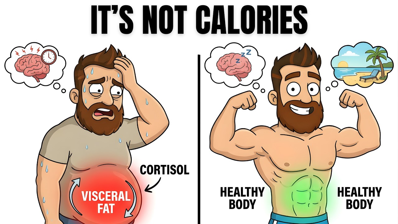 How to Force Your Body to Drop Visceral Fat by Lowering Cortisol