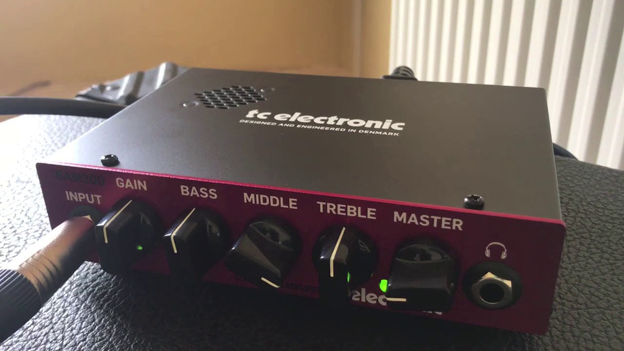 TC Electronics Bam 200 Bass Amp Head Unboxing and Demo/Review (Headphones recommended)