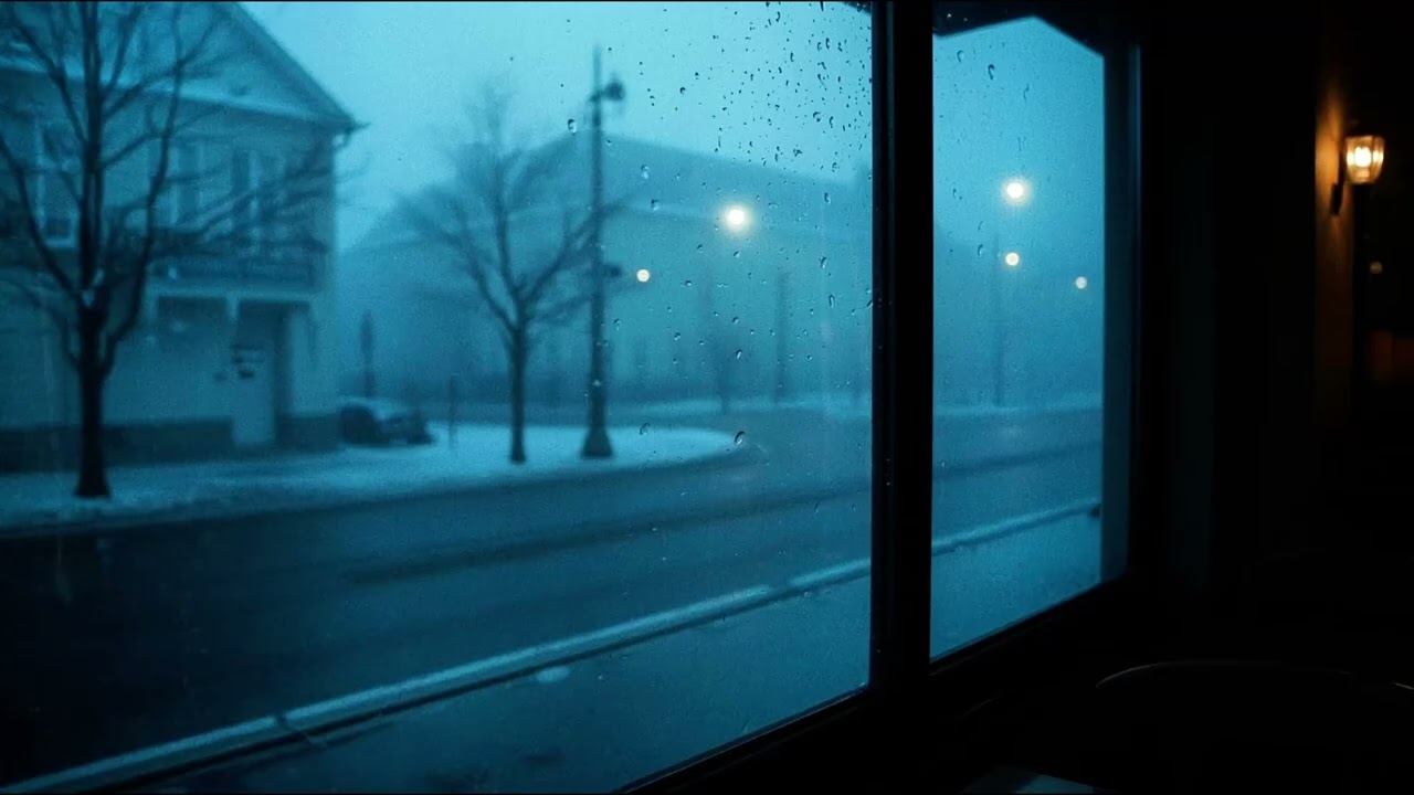the evening grows quiet.