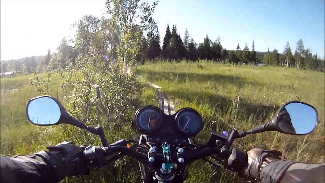 Adventure touring in Scandinavia on Yamaha YBR 125