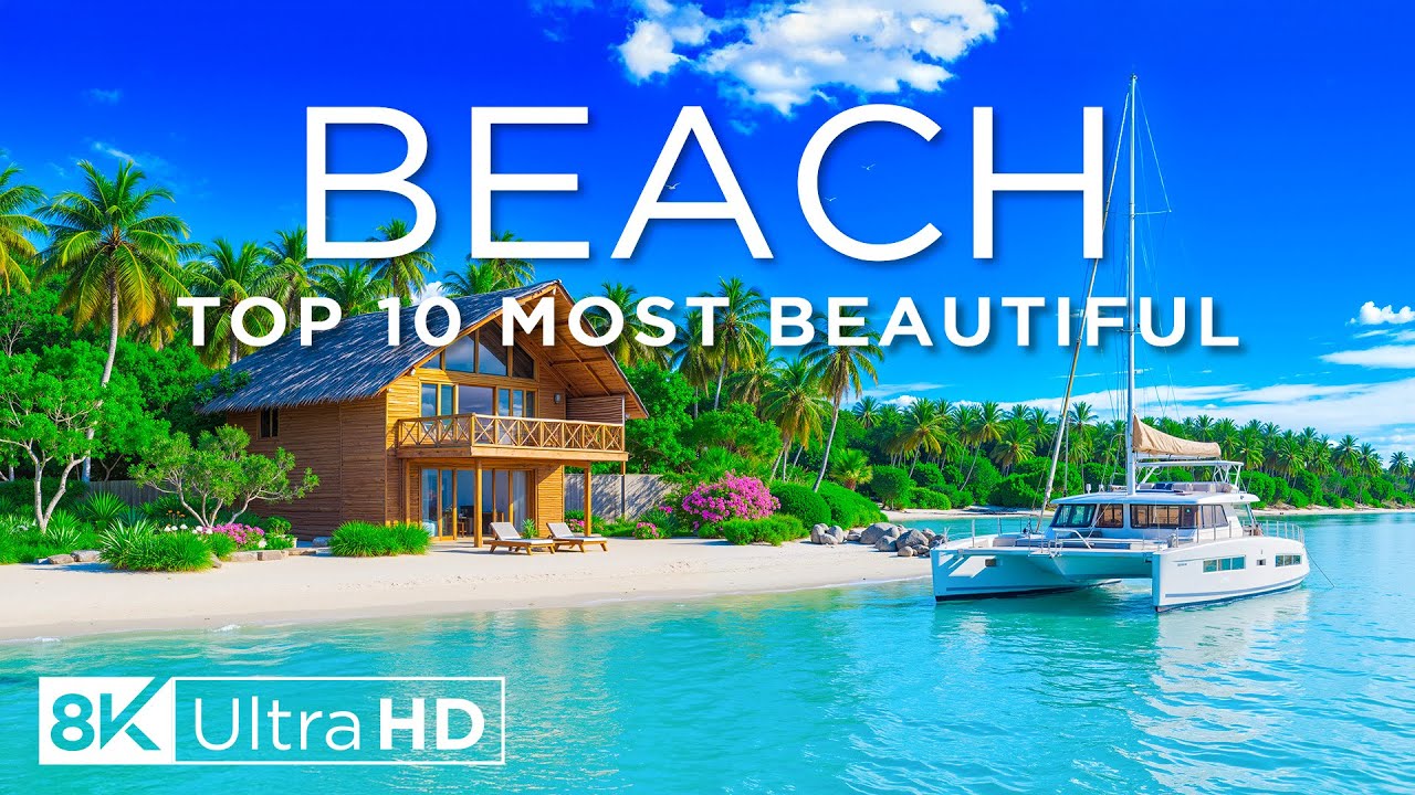 Top 10 • Maailman kauneimmat rannat | Osa 1 | 8K Ultra HD Paradise