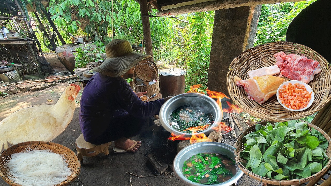 Authentic Village Life || Harvesting & Cooking Traditional Countryside Meals
