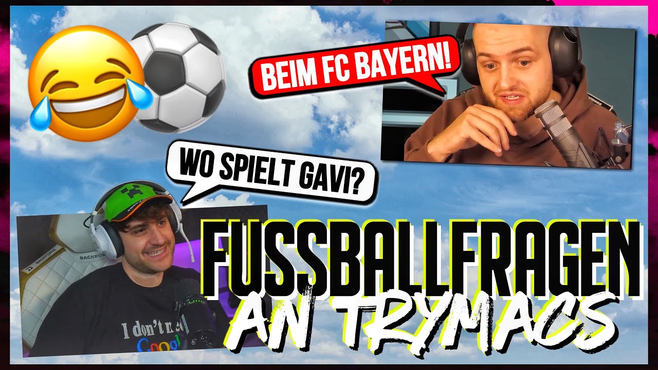 ELI STELLT TRYMACS FUSSBALL FRAGEN!😂⚽ Fussball Talk mit Monte, Hamed & Co🔥