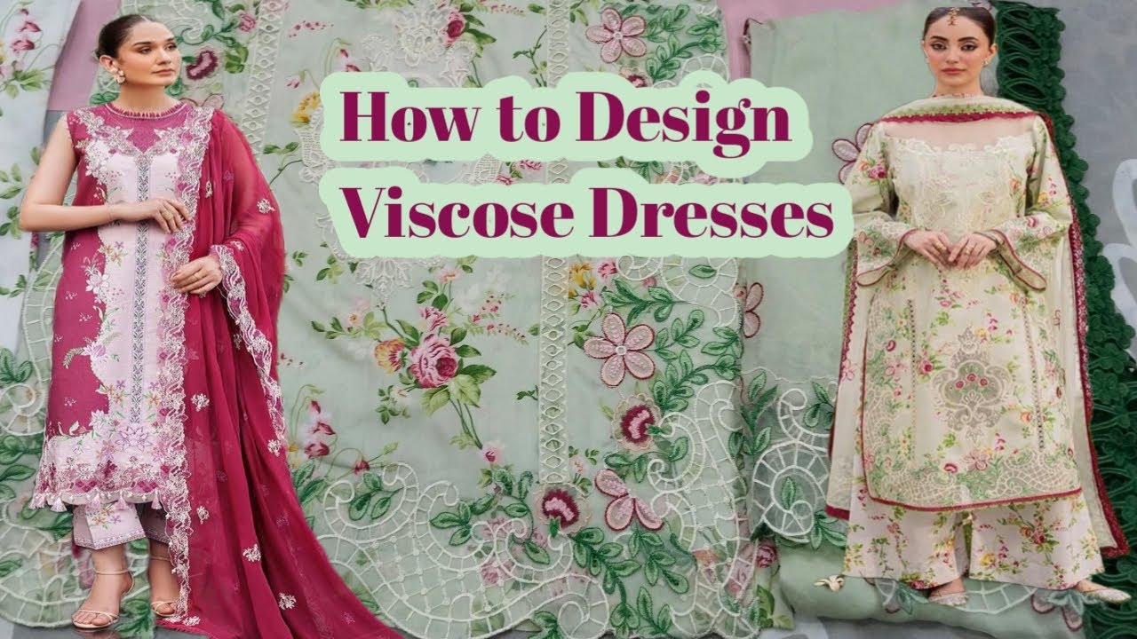 How to Design Viscose Dresses | Dress Designs for Eid 2026 | viscose dress Designing ideas Part 1