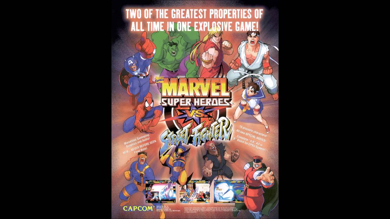 Marvel vs. Street Fighter BETA (pre console) MUSIC - Hidden Character - EXCLUSIVE