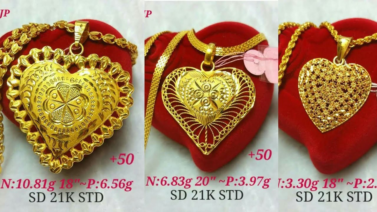 Chain Pendants Designs With Weight By 21K SAUDI GOLD
