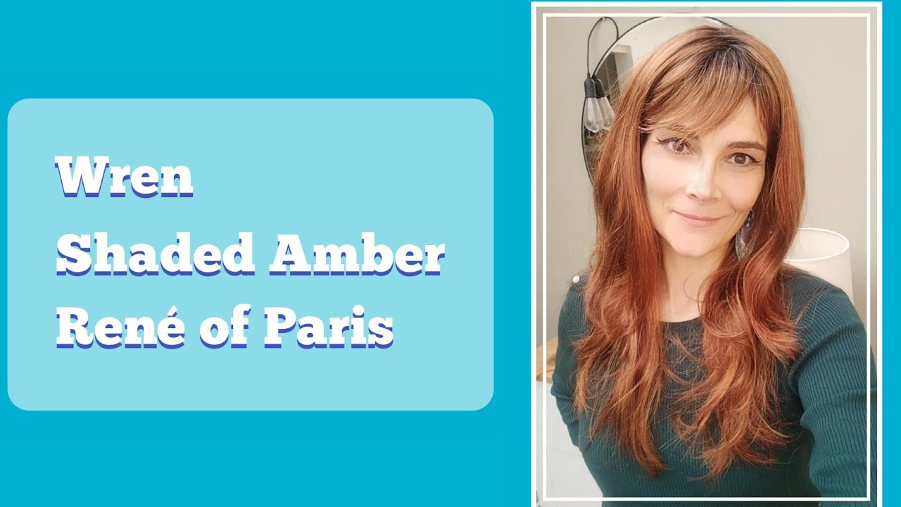 Wren | Shaded Amber | René of Paris | new style and colour | #wigreview #reneofparis