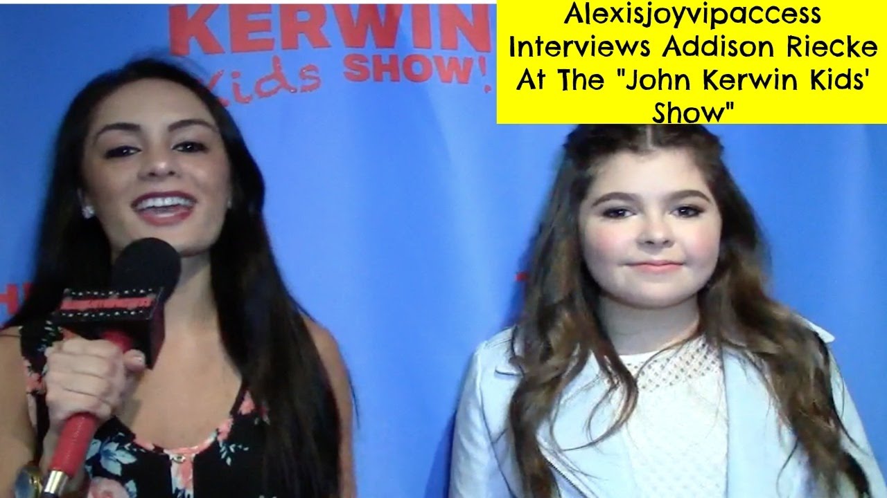 The Thundermans' Addison Riecke Interview With Alexisjoyvipaccess - John Kerwin Kids Show