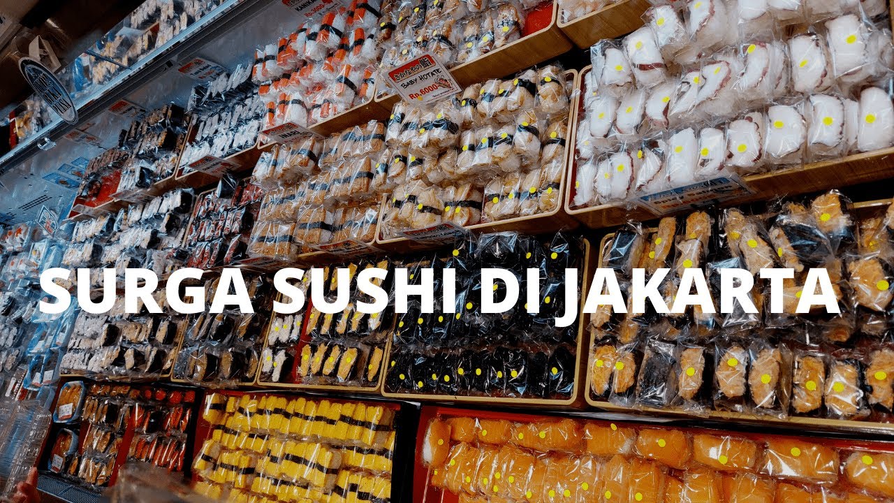 BORONG SUSHI DI AEON MALL, LENGKAP!! CUMA RP 6.000-an??