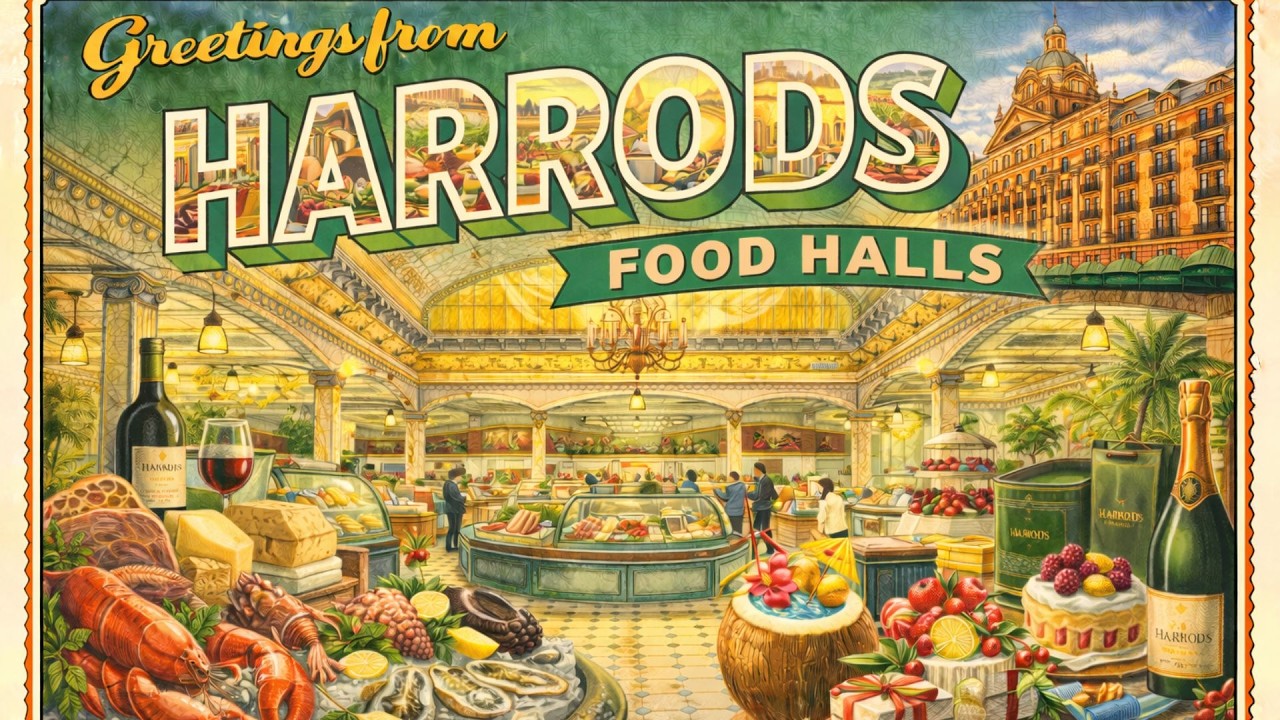 Luxury Grocery Shopping Tour at HARRODS!