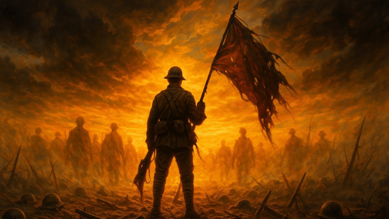 When The Guns Went Silent &ndash; Epic Power Metal Tribute to the End of WWI | Official Lyric Video