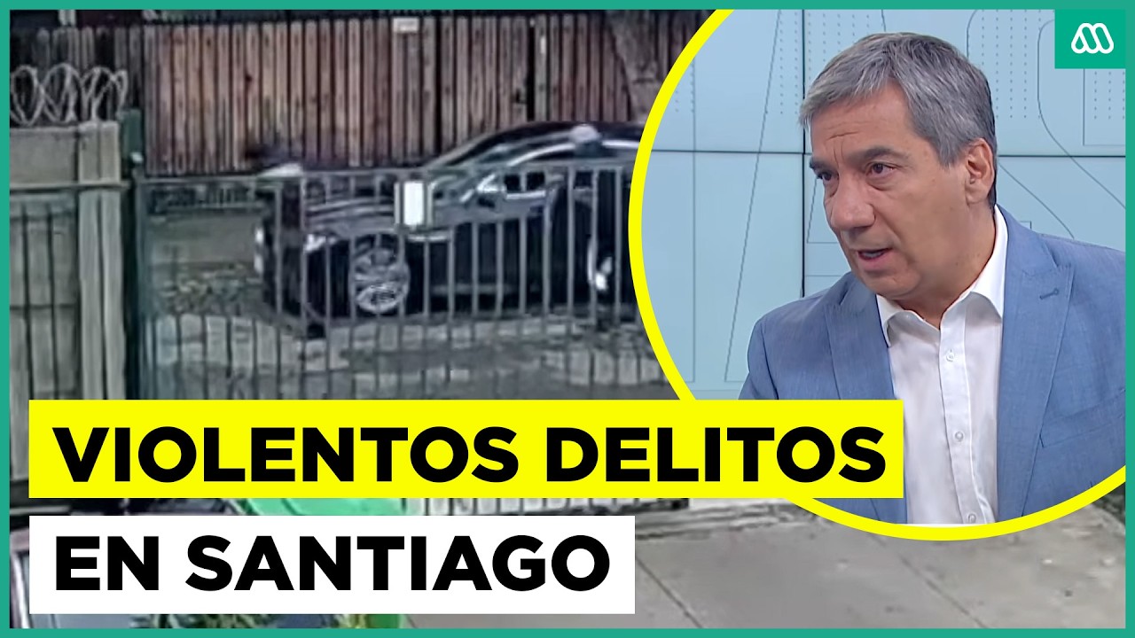 Delegado presidencial habla sobre la seguridad y los delitos en la región Metropolitana