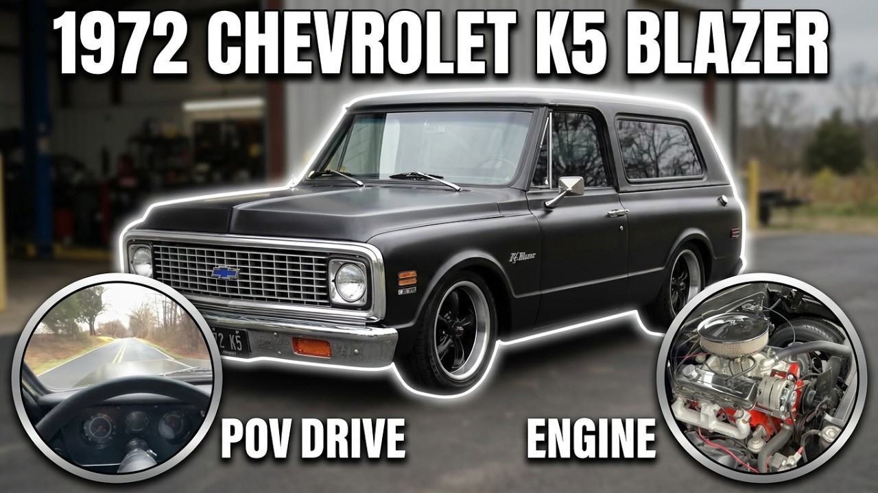 Custom 1972 Chevrolet K5 Blazer | Walk Around and Quick POV Drive