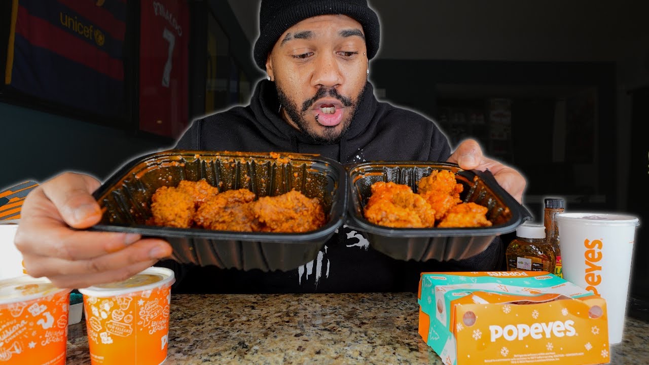 Popeyes New Lousiana Garlic Wings Review