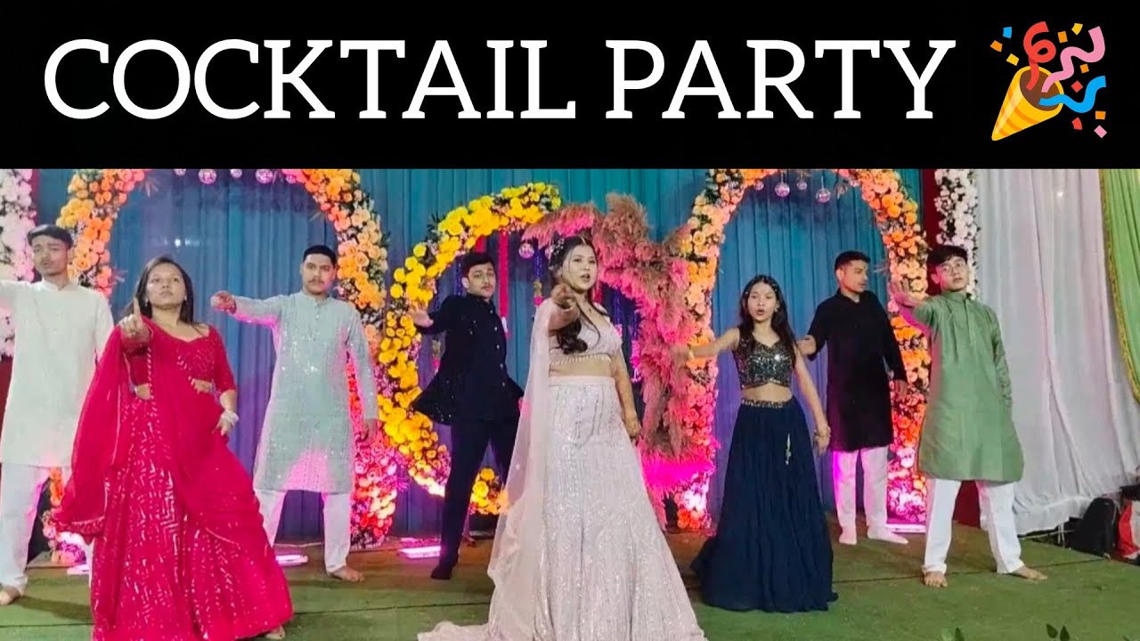Cocktail party celebration 🎉 || sister's wedding|| Roaming Rawat Vlogs