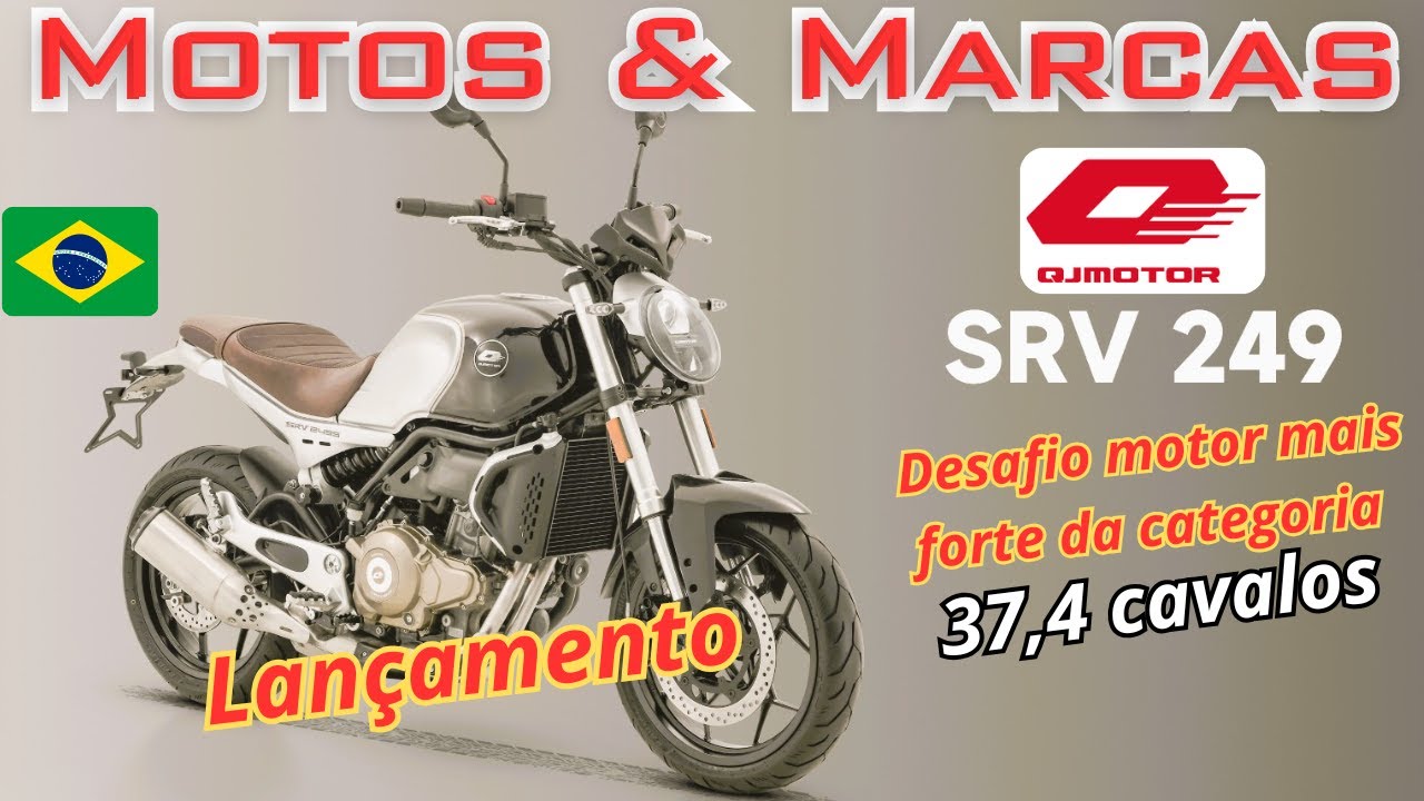 Lançamento da scrambler QJMOTOR SRV 249, com motor mais potente da categoria, 37,4 cavalos 😎👍