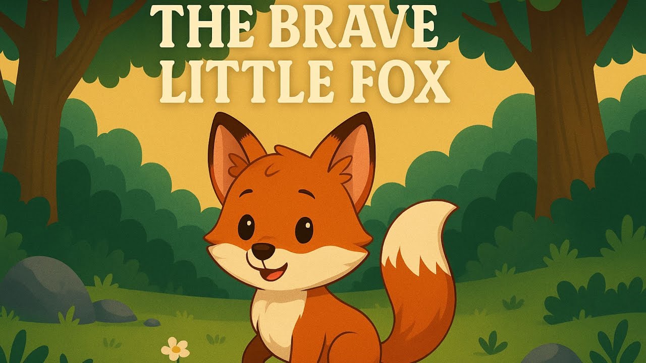 The Brave Little Fox | Kids Story in English | Learn Courage & Friendship | Moral Stories for Kids