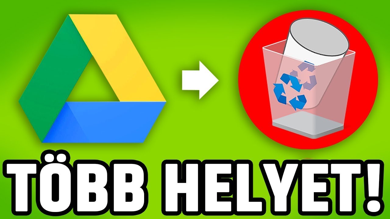 Így törölj Google Drive -ban nagy fájlokat méret szerint