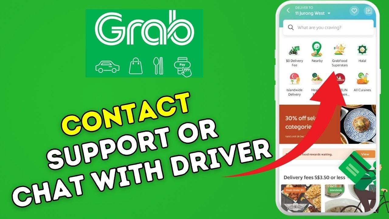 How to Contact Support or Chat with your Driver in Grab 2025?