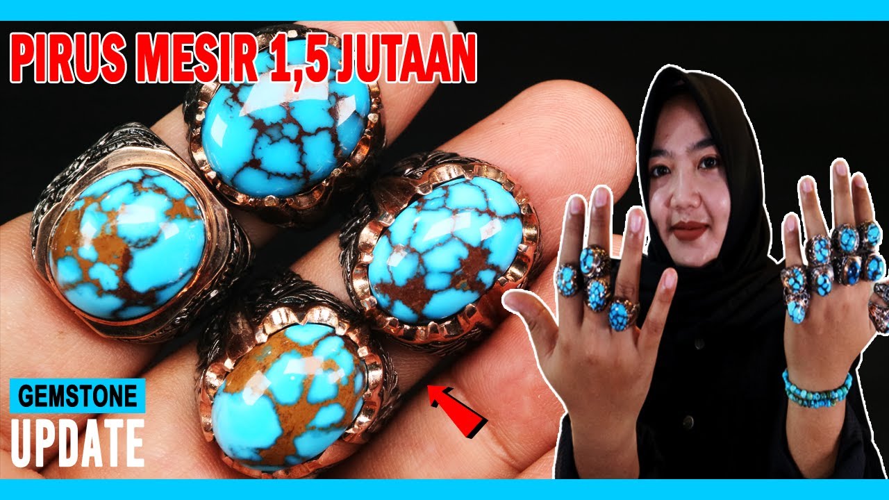GEMSTONES UPDATE 31032023 - BATU PIRUS MESIR EGYPT TURQUOISE SKY ROYAL BLUE BIRU GRADASI