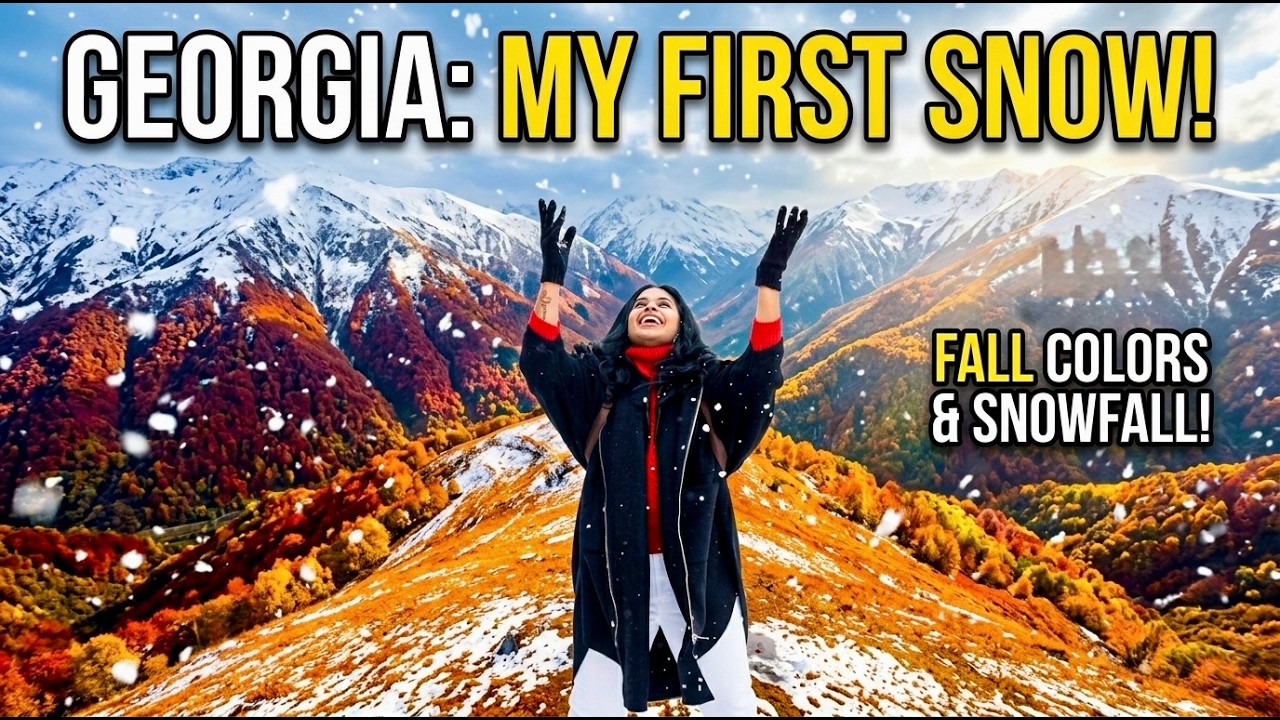 Day 1-Gudari ❄️ | Maa 1st Snow Experience | Exploring Without Guide | Ep 4 - Travel Vlog Georgia