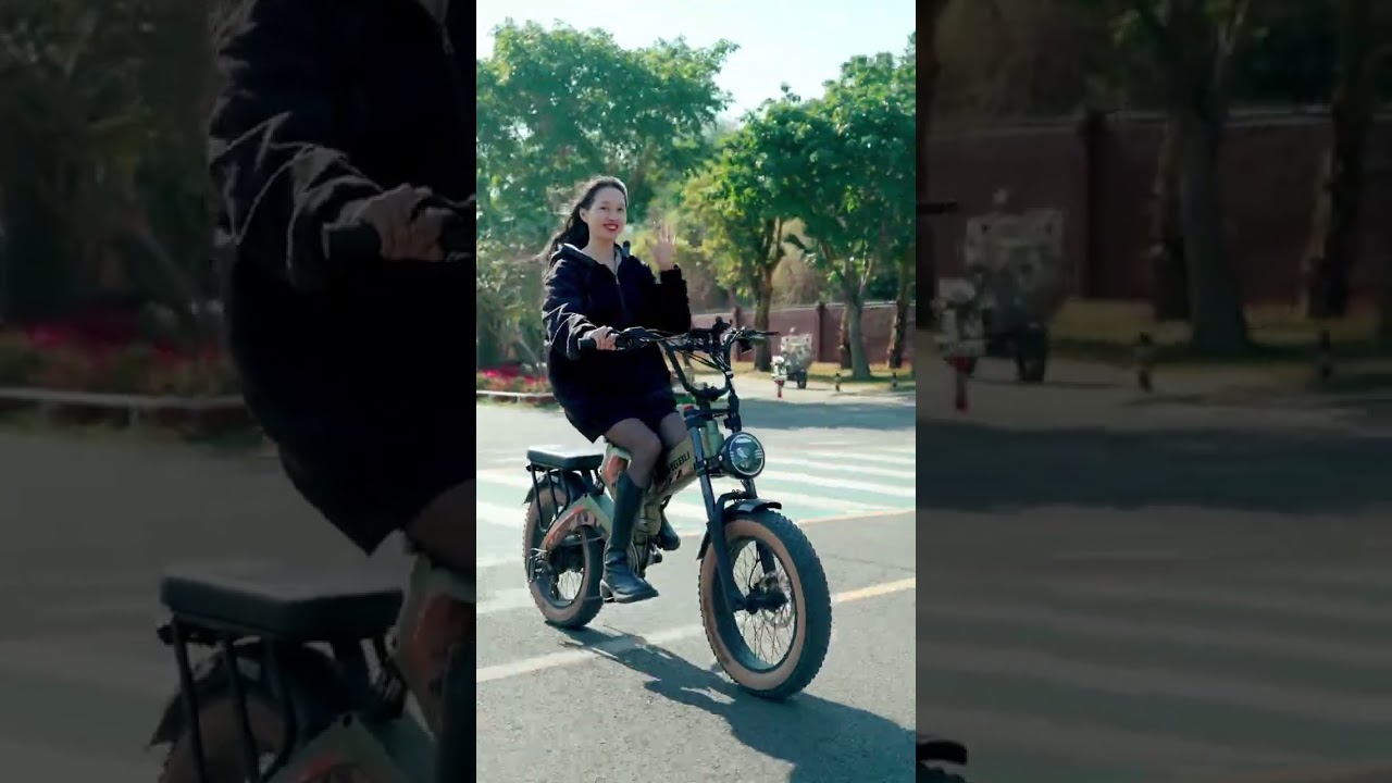 No more being a caged beast, just a free-spirited girl! Hop on your electric scooter.