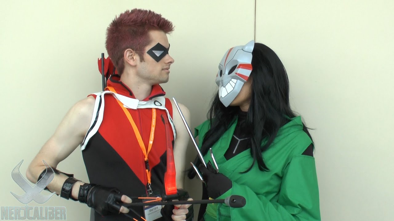 RED ARROW and CHESHIRE! Young Justice Cosplay at Anime Boston 2015