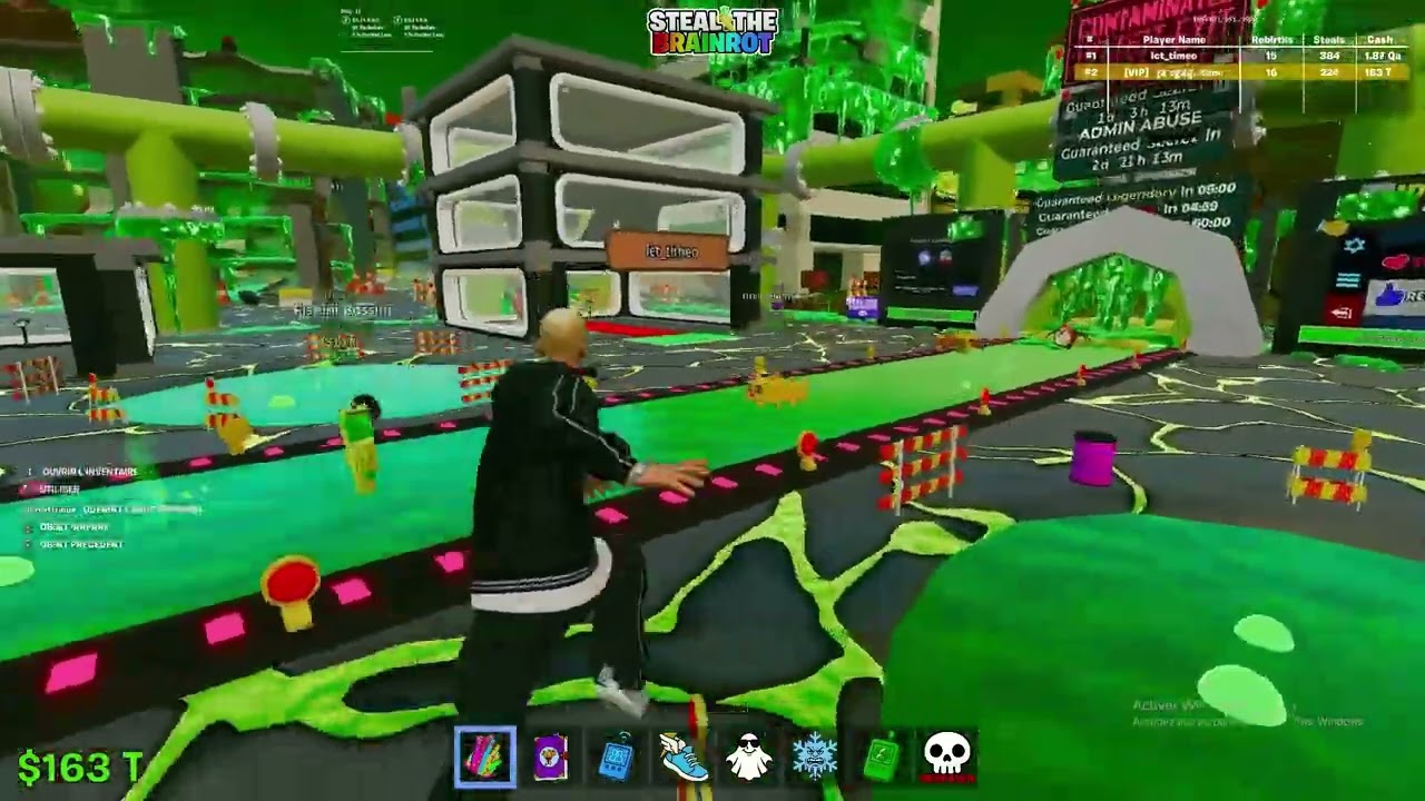 je SCAM un SCAMER sur STEAL a BRAINROT Fortnite !