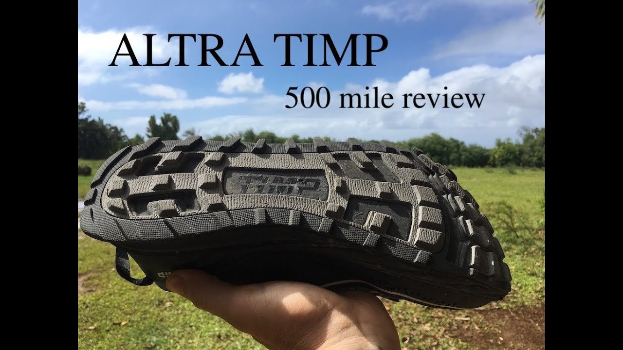 Altra Timp 500 mile thru hike review.