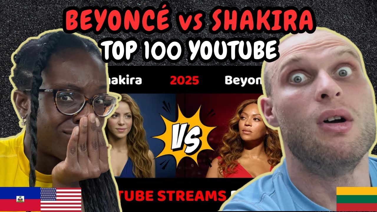 РЕАКЦИЯ НА Бейонсе против Шакиры | ТОП-100 YouTube 2025