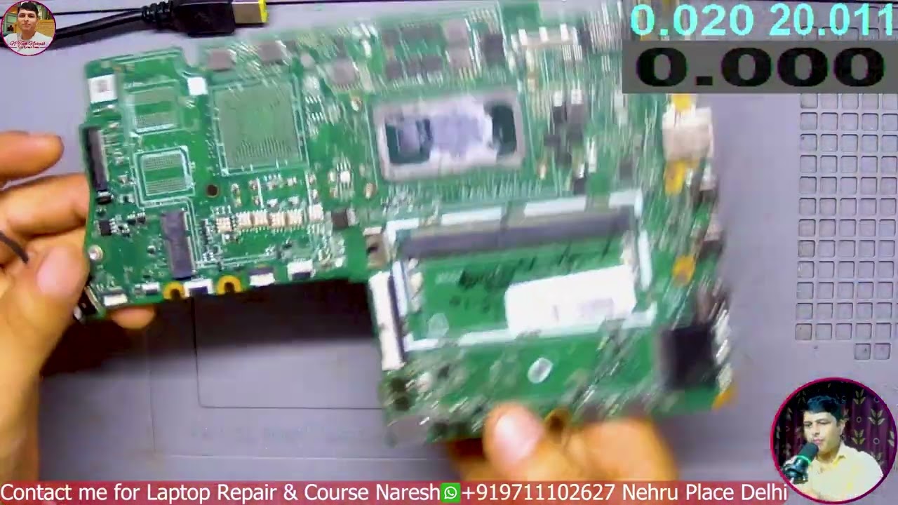 DA0LVAMB8F0 REV f No Power Solution#chiplevel#laptop#repair #Nehru Place#Naresh#lenovo laptop repair