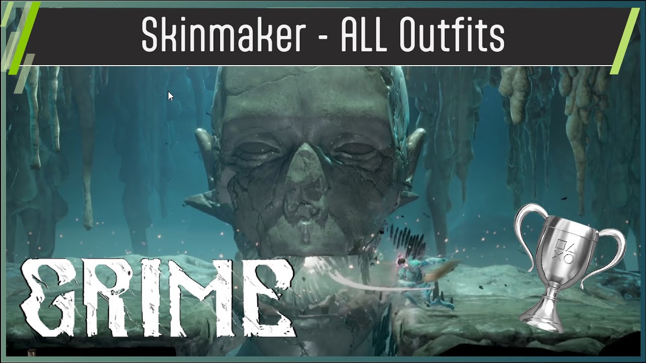 Grime: Colors Of Rot - 🏆Skinmaker🏆 - All Outfits /Armor - PS5 (Trophy Guide)